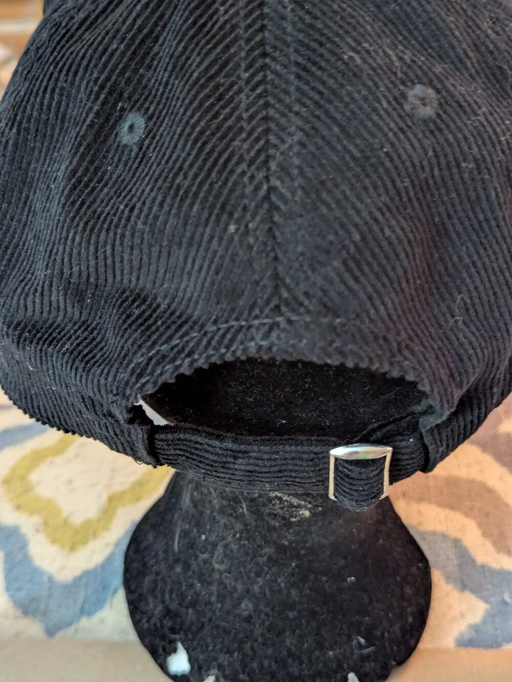The Simpsons Skeleton Bart Hat Cap Black Corduroy By Mad Engine